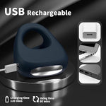 Vibrating Cock Ring Kit 4 Different Sizes Penis Rings For Men Sex Toy 10 Vibration Modes Penis Ring For Men Sex Toys For Adult Couples Adult Toy