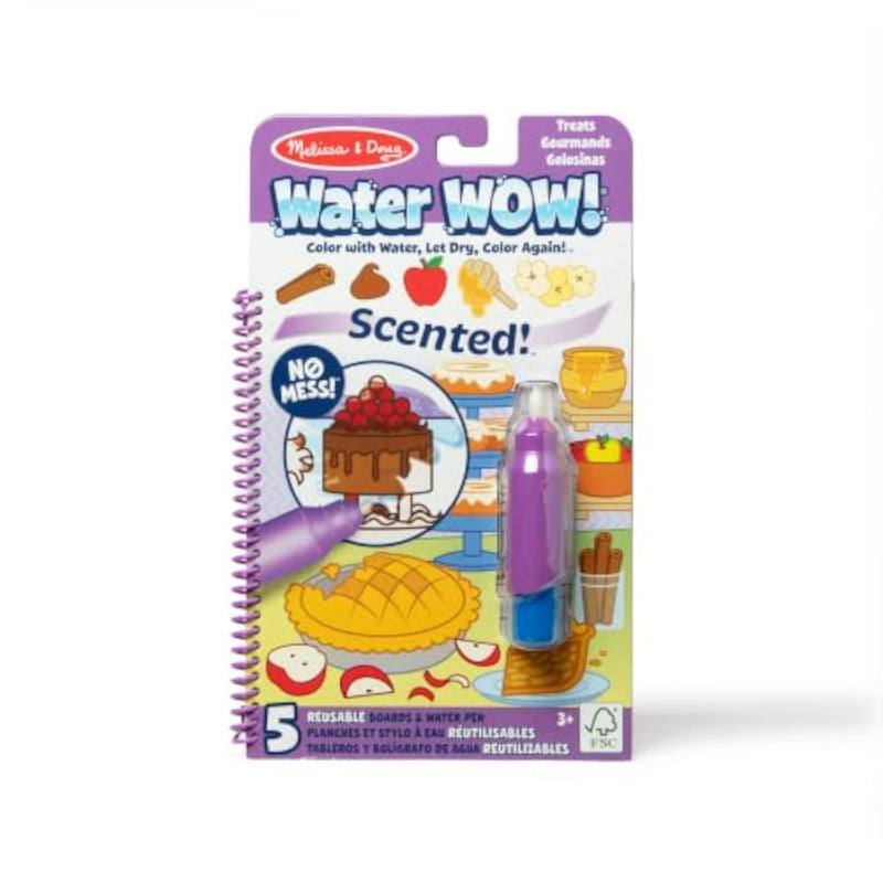 Melissa & Doug Scented Water Wow! Treats Mess-Free Coloring Activity Pad for Kids