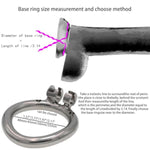 Chastity Device Ergonomic Stainless Steel Small Male Chastity Lock Cock Cage Adult Game Sex Toy Chs164?2.17 Inch/ 55Mm?