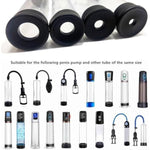 Male Masturbator Penis Pump Sleeve, Male Sex Toy Stroker Penis Vacuum Pump 4 Inner Sleeve Ring, Air Pressure Device Accessories Male Penis Extender Adult Sex Toys For Men