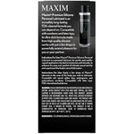 Maxim Premium Silicone Personal Lubricant, Cleared Formula, Long-Lasting, Non-Sticky, Non-Irritating, Compatible With Toys And Condoms, 4.4 Fl Oz / 130 Ml, Topical Use Only