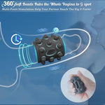 Spinning Textured Stroker Pocket Pussy For Men Masturbation Vibrating Penis Sleeve Cock Ring, Couples Adult Sex Toys For Men Women, Penis Ring Vibrator