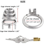 Stainless Steel Men'S Chastity Cage Devices For Male'S Chasity Guard J1345 45Mm