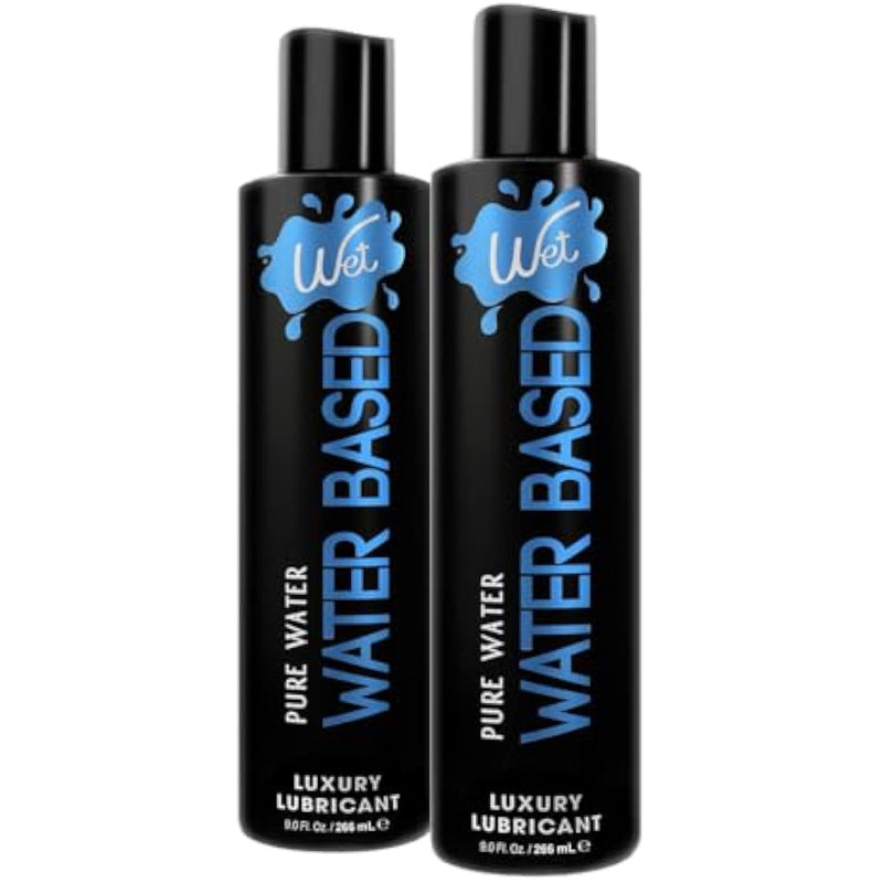 Original Water Based Lube 9 Oz (Pack Of 2) Premium Personal Lubricant, Long Lasting Formula For Condom Safe Vegan Ph Balanced Hypoallergenic And Paraben Free Intimacy