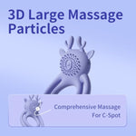 E-Intense Moose Vibrating Cock Ring For Men Silicone Penis Ring Vibrator Couples Adult Sex Toys With 7 Vibration Patterns Extra Studded Ipx6 Waterproof Toys For Couples Adult Pleasure