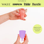 Pixie Menstrual Cup & Disc Duo for Feminine Care - Ranked 1 for Most Comfortable Reusable Period Cup & Disc - Buy One We Give One - Includes Ebook Guide, Flushable Wipes, Lube, Sanitizer & Storage Bag