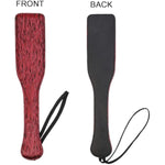 12.6In Spanking Paddle And 17.7In Bondage Flogger For Adult Bdsm Sex Toys Set