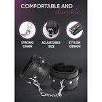Fluffy Handcuffs Sex Toys Handcuffs Bdsm Blindfold Adjustable Leather Handcuffs Bondage Blindfold Sex Handcuffs For Couples Soft