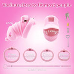 Male Chastity Cage, Silicone Cock Cage With 4 Adjustable Rings, Chastity Belt & Invisible Lock, Lightweight Chastity Device, Adult Sex Toys Comfortable Bondage Gear For Long Term Wear