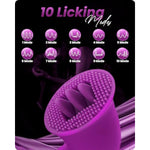Thrusting Dildo Vibrator – 10 Modes & 3 Thrusting Patterns With Licking Tongue