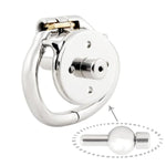 Flat Metal Male Chastity Cock Cage Steel Stainless Virginity Lock Belt With Negative Extreme Catheter Adult Game Sex Toy T1745 45Mm