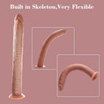 16.9 Inch Extra Super Long Realistic Dildo + 17.3 Inch Super Long Dildo