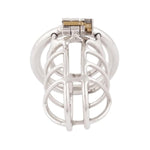 Metal Male Long Chastity Device 304 Steel Stainless Comfortable Closed Ring Cock Cage Adult Game Sex Toy A745 45Mm
