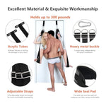 Adult Sex Toys Bdsm Door Sex Swing With Seat, 9 Pcs Sex Toys Bondage Set With Penis Ring, Eye Mask, Feathers Whip, Diy Bondage Sm Games For Couples, Adjustable, Removable, Free Combination