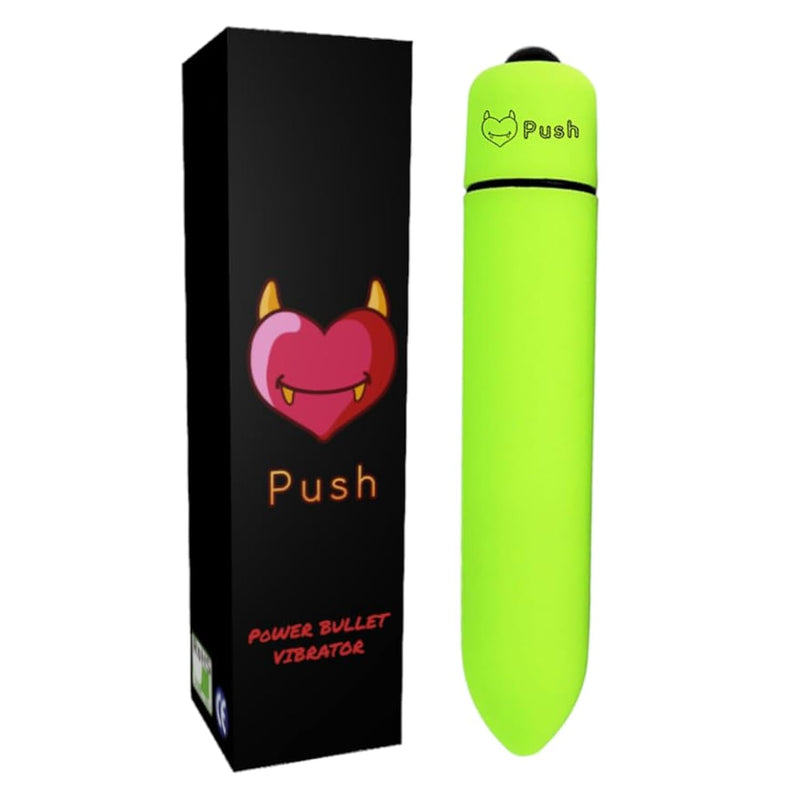Power Bullet Vibrator 10 Powerful Modes Waterproof Body Safe Silicone Quiet Clit Stimulator Adult Mini Sex Toy For Women Contoured Tip Compact Discreet