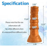 Silicone Anal Plug Soft Anal Dildo With Suction Cup Base Sex Toy For Anus Dilation For Men Women Couple Gold Xxxl 13.97 Inch