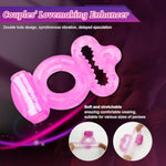 Vibrating Cock Ring For Men Delay Ejaculation, Disposable Penis Ring Vibrator Male Erection Enhancing Rings Trainer, Testicle Clitoral Stimulator Sex Toys For Couples Pleasure, 2 Packs