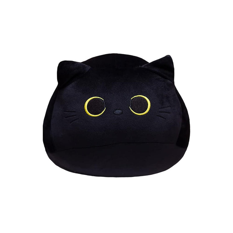 Black Cat Stuffed Animal Plush Toy Creative Cat Shape Soft Pillow Toys Gift
