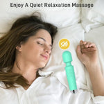 Viboators Toys, Vibrateirs For Women Today Adult Vibrator Wand Sex Toyswith Strong Vibrator With Waterproof & 20 Patterns & 8 Intensity, Wand Massager For Her Pleasure (Mint)