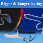 Men's Silicone Strap-On Harness with Adjustable Strap for Enhanced Stamina and Pleasure