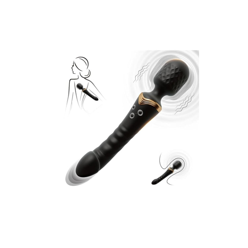 Sex Toys Vibrators Wand Dildos - Adult Toys For Women Clit G Spot Anal Stimulation, Rechargeable Waterproof Quiet Massager With 9 Powerful Vibrations, Female Womens Couples Adult Sex Toys Vibrators