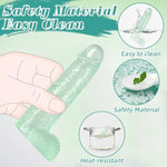 5.6 And 4.7 Inch 2 Sizes Realistic Suction Mini Dildo, Beginner Anal Plug,Soft Dildo With Curved Shaft And Balls,Adult Sex Toys For G Spot Stimulator Anal Plug Training Sets