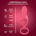 Vibrating Cock Ring Penis Sleeve With Clitoral Stimulator, Couple Sex Toys Penis Ring Vibrator For Men Women, G Spot Stimulation Pennis Extender For Adult Sex Games Male Female Pleasure