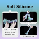 Realistic Dog Dildo With Suction Cup Base, 9.84 Inch Dog Dildo Large,Female Vaginal And Anal Play Adult Sex Toys (Green And Purple)