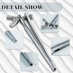 Stainless Steel Urethral Sounds Dilators With Adjustable Screw Hollow Adult Sex Toys - Catheters & Sound Penis Plug Sounding Rods Bdsm Prostate Massage For Male Exercise (8Mm,Long)