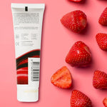 Strawberry Flavored Water-Based Lubricant for Men, Women and Couples, Edible Strawberry Personal Lube for Enhanced Comfort, Safe for Adult Toys & Condoms, 100ML
