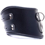 Bdsm Collar Leather Choker,O Ring Locking Collars,Adult Restraint Neck Collar Bondage Harness Necklace For Sex Play (Black1)