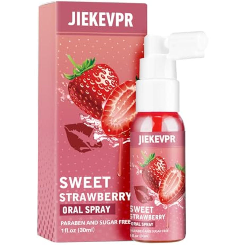 Deep Throat Spray Strawberry Flavored For Deep Throating Women Men,1 Oz - Relaxes Gag Reflex