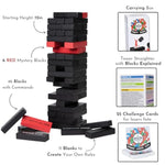 Ultimate Party Tower With Hilarious Games And Commands | Classic Stacking Game With Fun Original Rules | Funny Entertaining Party Game For Adults 21+