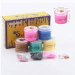 5 Pack Butter Slime Kit,Birthday Gifts For Kids,Party Favor For Girls & Boys,Non Sticky,Super Soft Sludge Toy