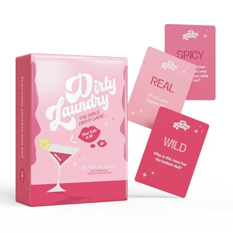Girls Night Party Game For Adults 18+ | 195 Spicy Questions | Bachelorette, Birthday, Ladies Night & Party Card Game For Women, Teens, Or Groups
