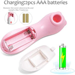 Sucking Vibrator Female Sex Toys, Cute Bear Shape Clitoral Vibrators With 10 Suction Frequency, Powerful Quiet Clitoris Nipple Stimulator Adult Toys For Women Couples (Pink)