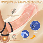 Penis Sleeve Cock Sleeve Penis Enlarger, Trimmable Length, Male Adult Toy 3 Sizes Cock Ring, Ultra-Soft Reusable Realistic Extender Girth Enhancer Sleeve For Men Couples Sex Toys