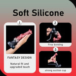 Simulation Giant Squirting Horse Dildo 10 Inches Suction Cup With Knot Dildo Oversized Ejaculation Realistic Double Knot Silicone Adult Toys For Men And Women