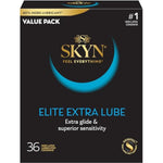Elite Extra Lubricated 36 Count And Excitation 12 Count Lubricated Latex-Free Condoms