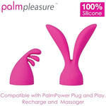 Palmpleasure Silicone Attachment Heads 2-Pack – Designed For External Stimulation, Soft Touch Silicone, Versatile Shapes, Compatible With Massagers