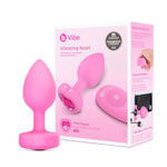 Fuchsia Snug and Tug Anal Training Butt Plug for Couples - Small/Medium Size