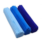 Blue Pipe Cleaners, 12 Inch, 300 Pcs, Chenille Stems for DIY Crafts and Party Decorations