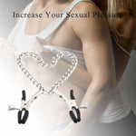 Adjustable Nipple Toys Nipple Clamps Breast Flirting Stimulation Nipple Chain For Couples Bdsm Bedroom Sex Game Play For Women Sex Toys