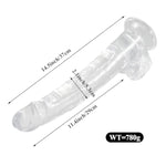 14.5 Inch Huge Realistic Dildo + Rechargeable Personal Wand Massager