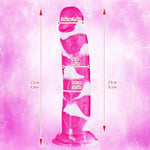 10 Inch Silicone Giant Thick Fantasy Dildo with Suction Cup, XL Extra Large Huge Monster Dildo Long Anal Penis, Realistic Colorful Creature Animal Pink Dildos Strap On Adult Sex Toy for Men Women