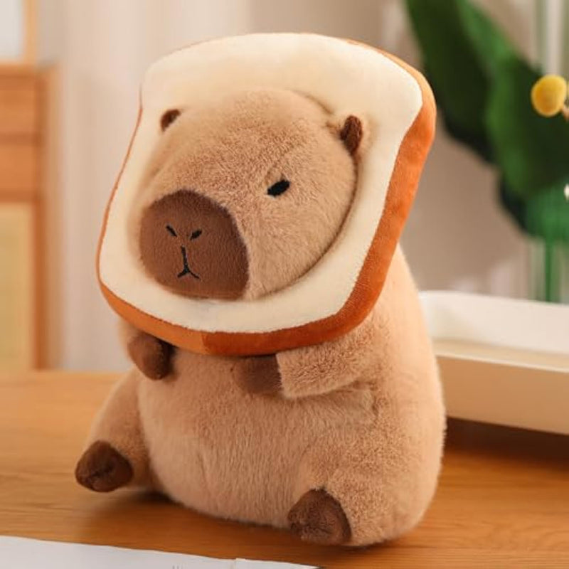 Cute Capybara Stuffed Animals,Kawaii Capybara Plush Toys, Capybara Stuffed Aniamls Toys For Girls Kids Adults Birthdays (Bread Style -12Inch)