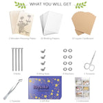 Large 10 Layer Wood Flower Press Kit for Adults and Teens, 11.8 x 8.3 Inches