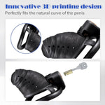 Small Chastity Cages with 3 Size Penis Rings& 1 Key Cock Cage Micro Male Chasity Devices Bundles for Male Penis Exercise Bondage Gear & Accessories Abstinence Lightweight CBT BDSM Fetish Sex Toys