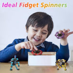 4 Pcs Transformable Fidget Spinners, Stress Relief Sensory Toys for Kids & Teens