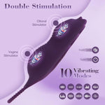 Wearable Vibrator Remote Control Vibrator, Butterfly Vibrator Couples Sex Toys With Remote & 10 Vibration Modes,Panty Vibrator Mini Bullet Vibrator Women Man Adult Toys
